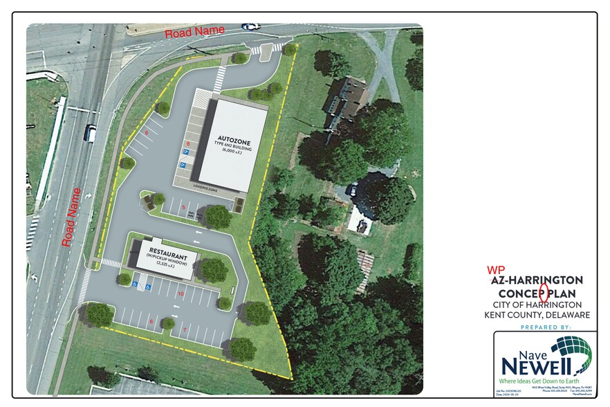 7149 Milford Harrington Hwy, Harrington, DE à louer - Plan de site - Image 1 de 1