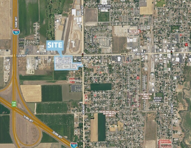 1113 W Main St, Tremonton, UT à louer - Aérien - Image 2 de 3