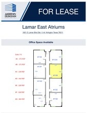 1601 E Lamar Blvd, Arlington, TX à louer Plan d’étage- Image 1 de 1