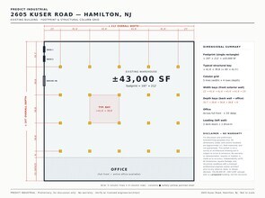 2605 Kuser Rd, Hamilton, NJ à louer Plan de site- Image 1 de 5