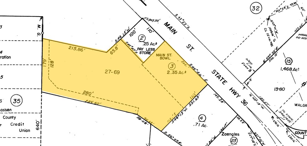 2772 Main St, Susanville, CA à vendre - Plan cadastral - Image 2 de 3