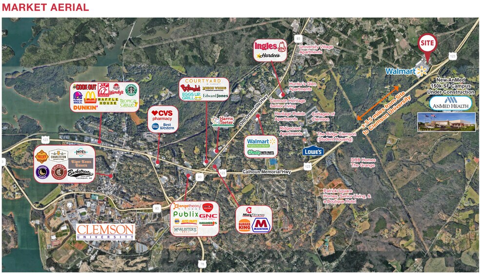 1294 Eighteen Mile Rd, Central, SC à louer - Photo du bâtiment - Image 2 de 3