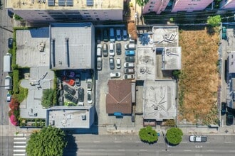 1415 N La Brea Ave, Los Angeles, CA - AERIAL map view