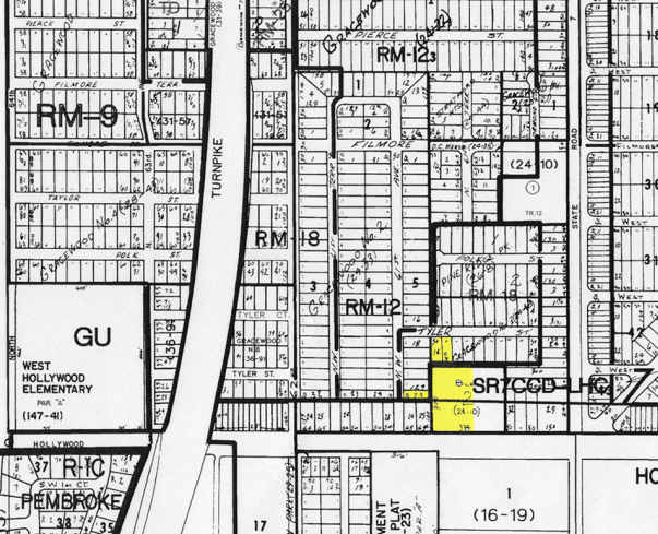 6067 Hollywood Blvd, Hollywood, FL à vendre Plan cadastral- Image 1 de 1