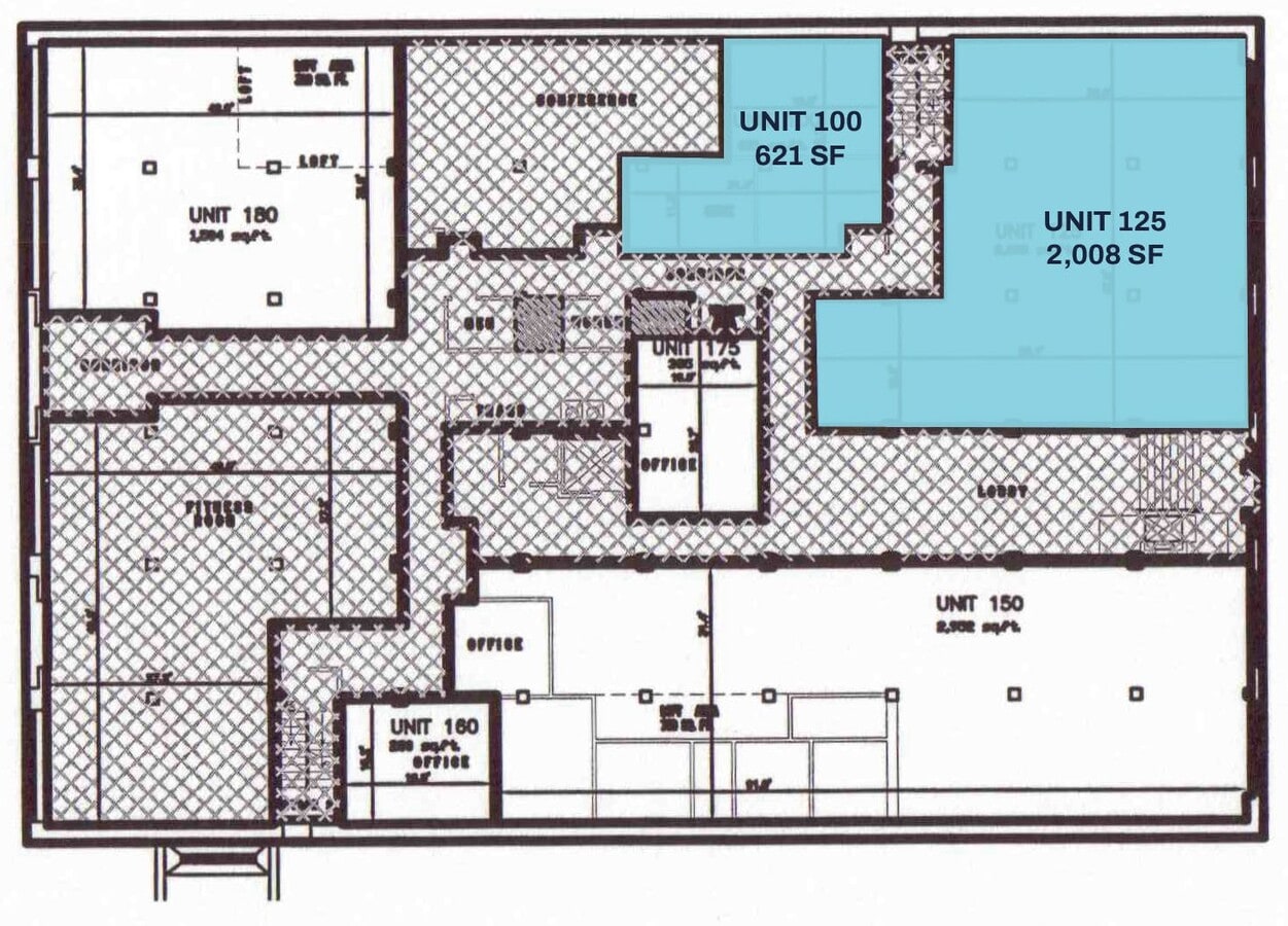 413 N 2nd St, Milwaukee, WI 53203 - Unité 100 -  - Plan d’étage - Image 1 of 6