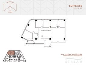 6363 Woodway Dr, Houston, TX à louer Plan d’étage- Image 1 de 1