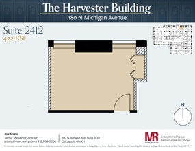 180 N Michigan Ave, Chicago, IL à louer Plan d’étage- Image 1 de 3