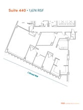 1100 Connecticut Ave NW, Washington, DC à louer Plan d’étage- Image 1 de 4