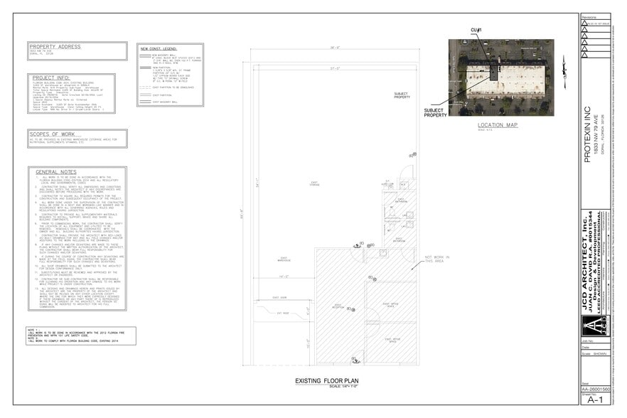 1801-1839 NW 79th Ave, Doral, FL for lease - Site Plan - Image 2 of 7