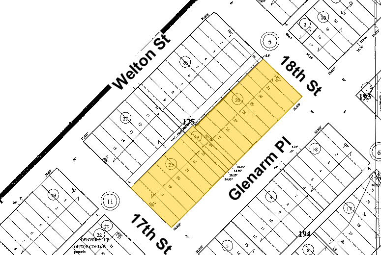 555 17th St, Denver, CO à louer - Plan cadastral - Image 2 de 10