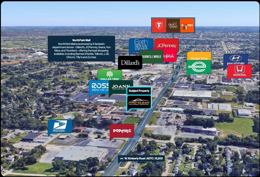 1124 W Kimberly Rd, Davenport, IA à vendre - Aérien - Image 2 de 2