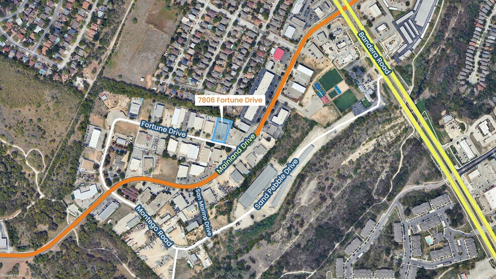 7806 Fortune Dr, San Antonio, TX à louer - Aérien - Image 2 de 4