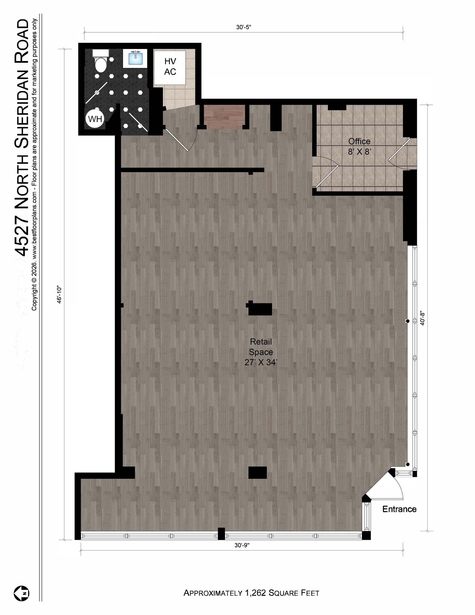 4527-4537 Sheridan Rd, Chicago, IL for lease Site Plan- Image 1 of 10