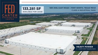 Plus de détails pour 1851 Joel East Rd, Fort Worth, TX - Industriel à louer