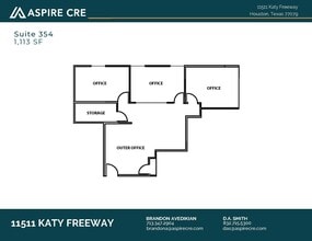 11511 Katy Fwy, Houston, TX for lease Floor Plan- Image 1 of 1