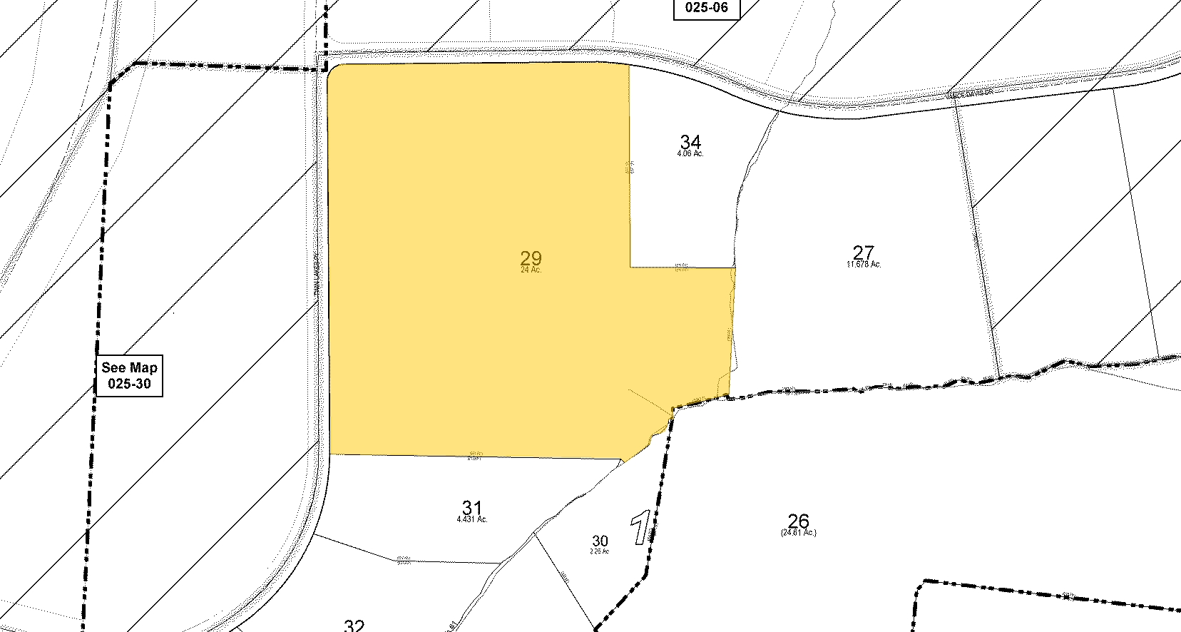 10000 Twin Lakes Pky, Charlotte, NC à vendre Plan cadastral- Image 1 de 1