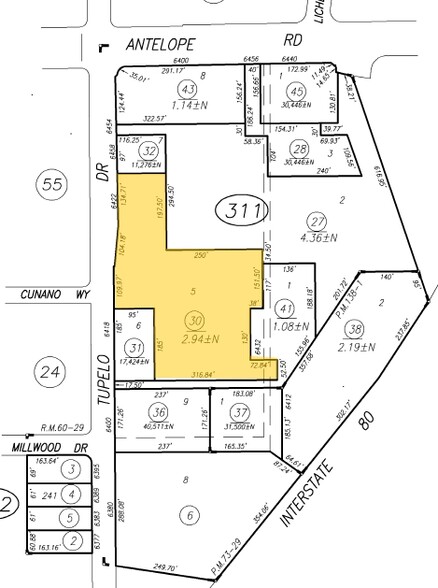 6422 Tupelo Dr, Citrus Heights, CA à louer - Plan cadastral - Image 2 de 19