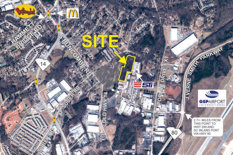 1425 S Buncombe Rd, Greer, SC à vendre - Aérien - Image 2 de 3