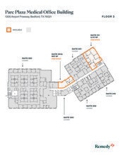 1305 Airport Fwy, Bedford, TX à louer Plan d’étage- Image 2 de 2