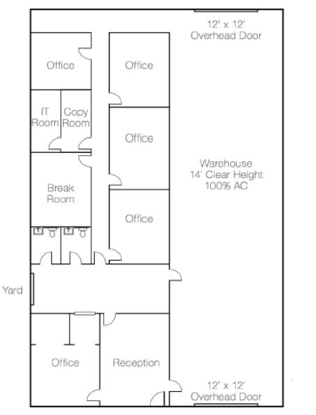 414 S Grand Ave, Mesa, AZ for lease Floor Plan- Image 1 of 8