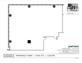 3475 Piedmont Rd NE, Atlanta, GA à louer Plan d’étage- Image 1 de 1