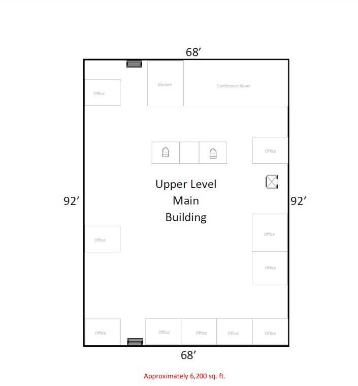 100 W Antietam St, Hagerstown, MD à louer Plan d’étage- Image 1 de 7