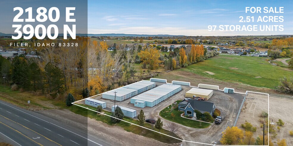 2180 E 3900 N, Filer, ID à vendre - Aérien - Image 1 de 4