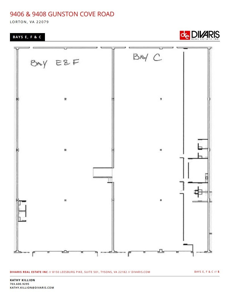 9408 Gunston Cove Rd, Lorton, VA for lease Floor Plan- Image 1 of 1