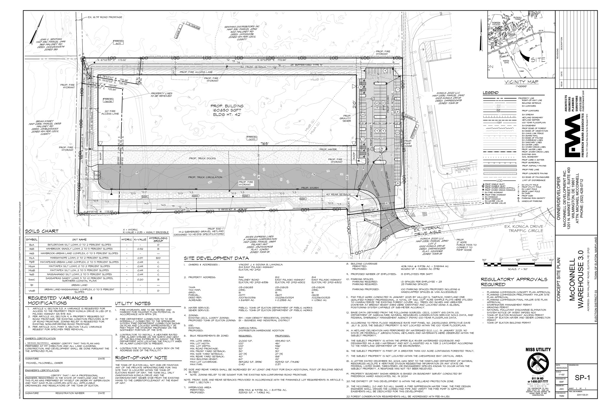 Konica Dr, Elkton, MD for lease Site Plan- Image 1 of 2