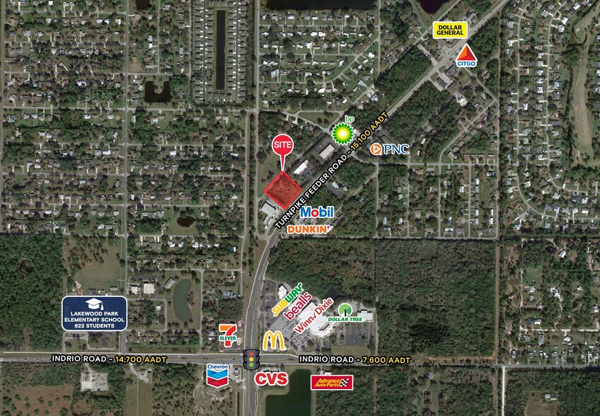 5021 Turnpike Feeder Rd, Fort Pierce, FL for lease - Aerial - Image 1 of 6