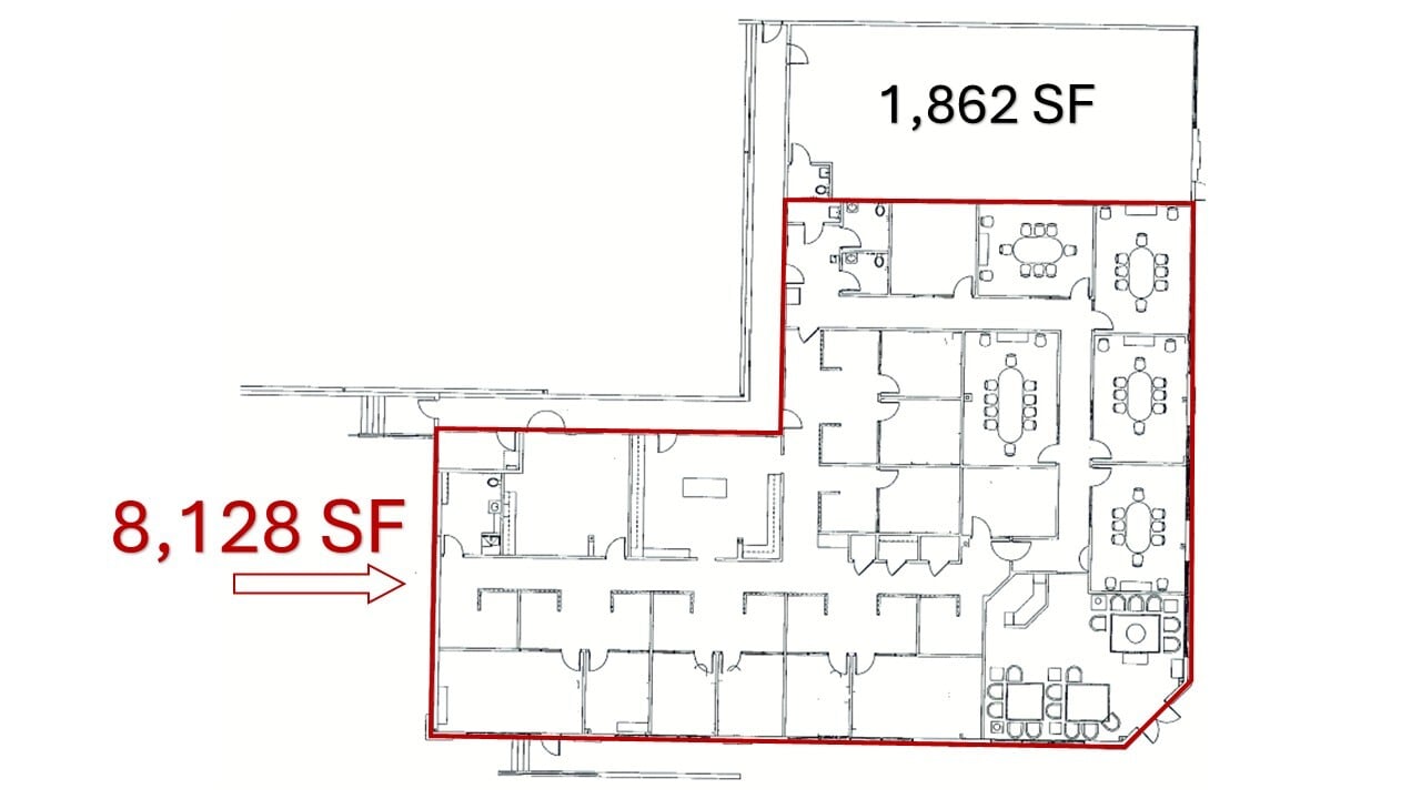 6006-6040 S Yale Ave, Tulsa, OK à louer Plan d’étage- Image 1 de 1