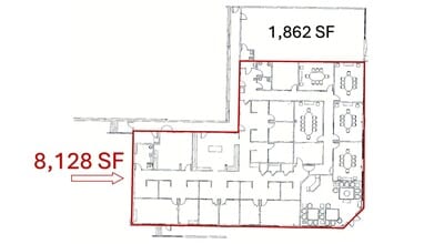 6006-6040 S Yale Ave, Tulsa, OK à louer Plan d’étage- Image 1 de 1