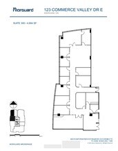 123 Commerce Valley Dr E, Markham, ON for lease Floor Plan- Image 1 of 1