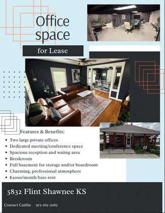Plus de détails pour 5832 Flint St, Shawnee, KS - Bureau à louer