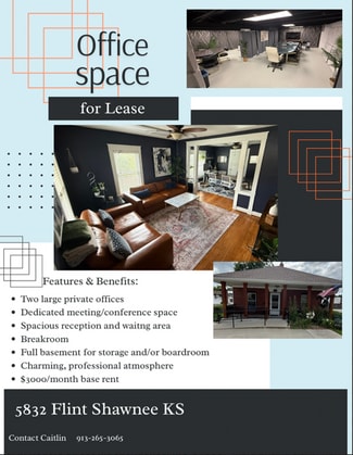 More details for 5832 Flint St, Shawnee, KS - Office for Lease