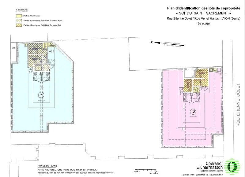 Bureau dans Lyon à louer - Plan de site - Image 2 de 3