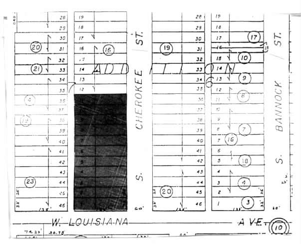 1273 S Cherokee St, Denver, CO à louer - Plan cadastral - Image 2 de 4