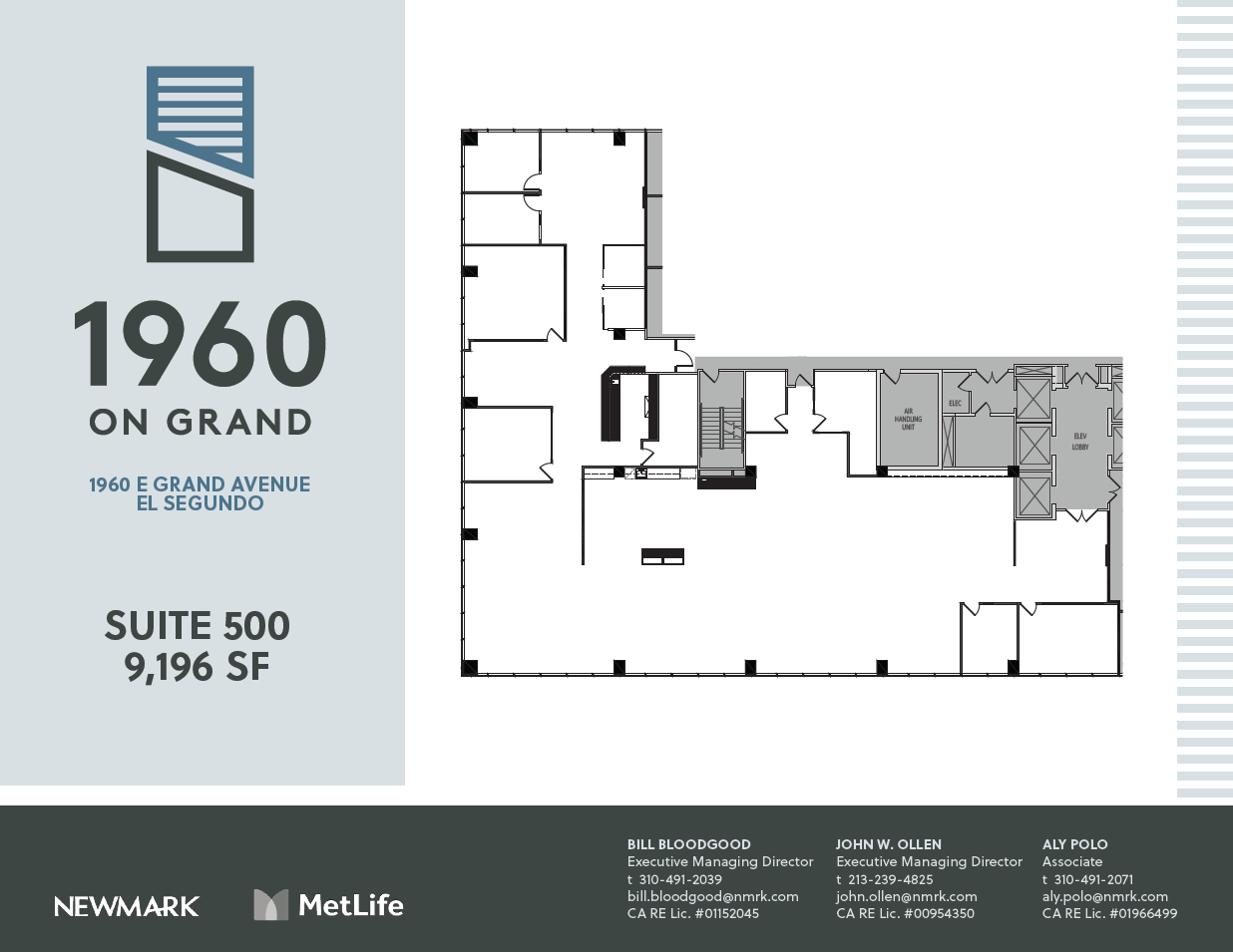 1960 E Grand Ave, El Segundo, CA à louer Plan d’étage- Image 1 de 1