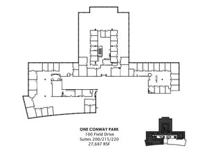 100 N Field Dr, Lake Forest, IL for lease Floor Plan- Image 2 of 2
