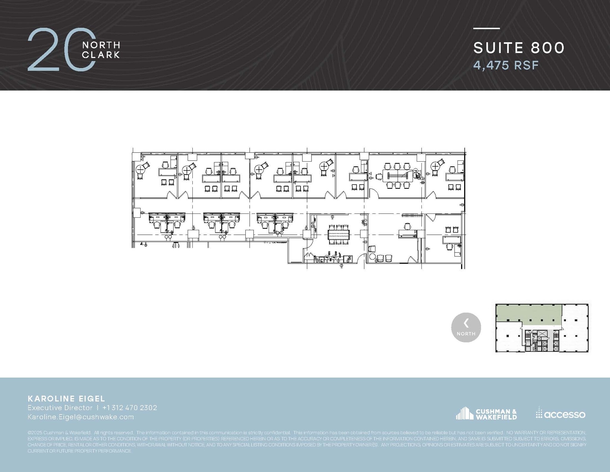 20 N Clark St, Chicago, IL for lease Floor Plan- Image 1 of 1