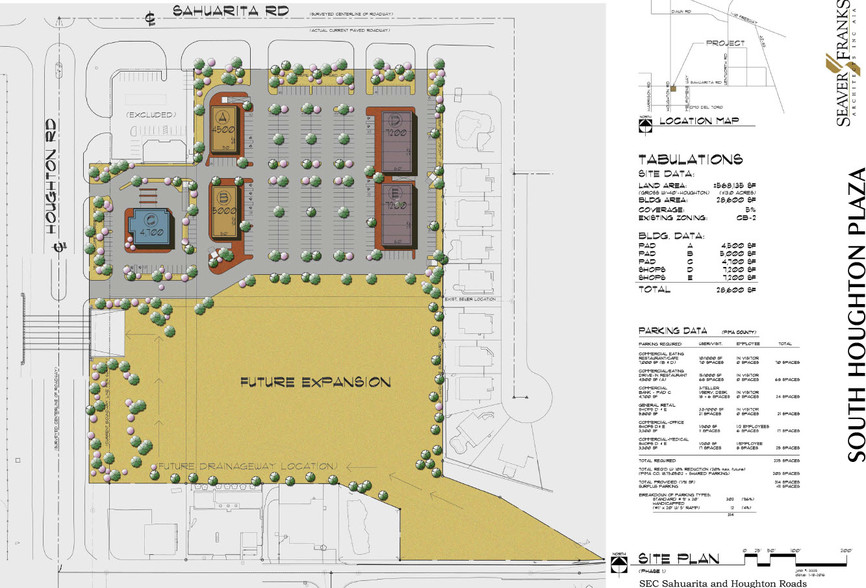 16175 S Houghton Rd, Corona De Tucson, AZ à vendre - Plan de site - Image 1 de 1