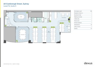 60 Castlereagh St, Sydney à louer Plan d’étage- Image 1 de 1