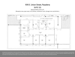 1010 E Union St, Pasadena, CA for lease Site Plan- Image 1 of 1