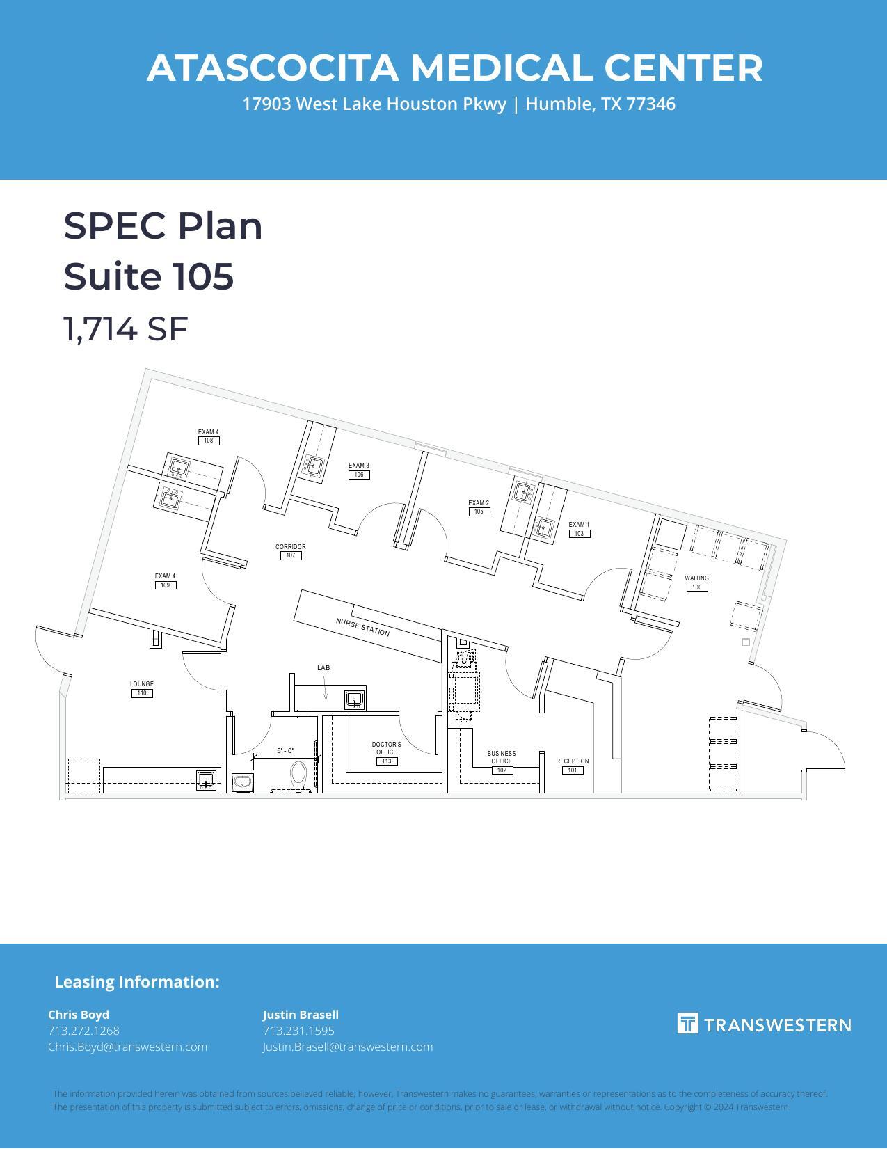 17903 W Lake Houston Pky, Humble, TX for lease Floor Plan- Image 1 of 1