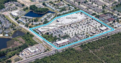 W Hillsborough Ave, Tampa, FL - Aérien  Vue de la carte