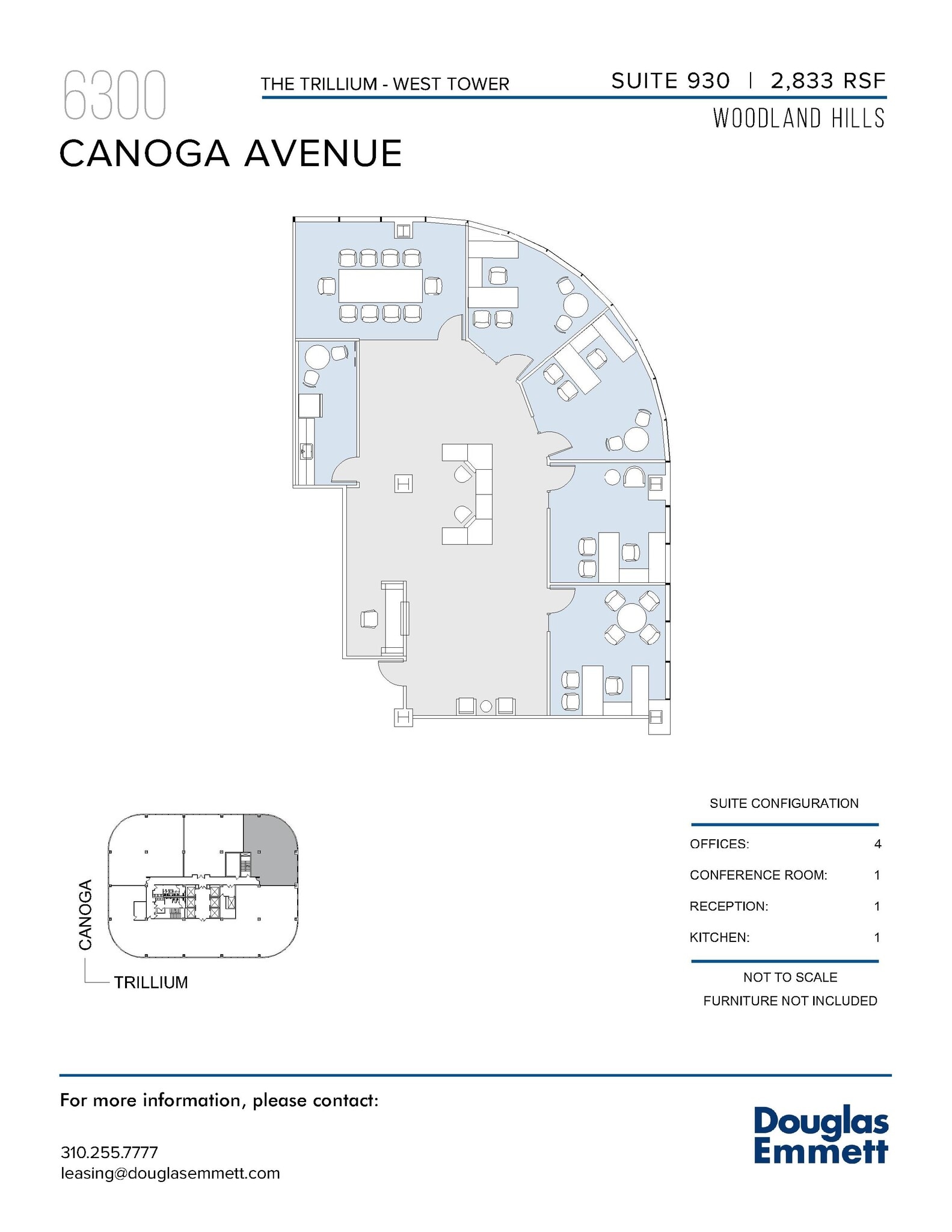 6300 Canoga Ave, Woodland Hills, CA à louer Plan d’étage- Image 1 de 1