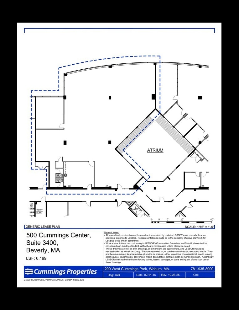 500 Cummings Ctr, Beverly, MA for lease Interior Photo- Image 1 of 1