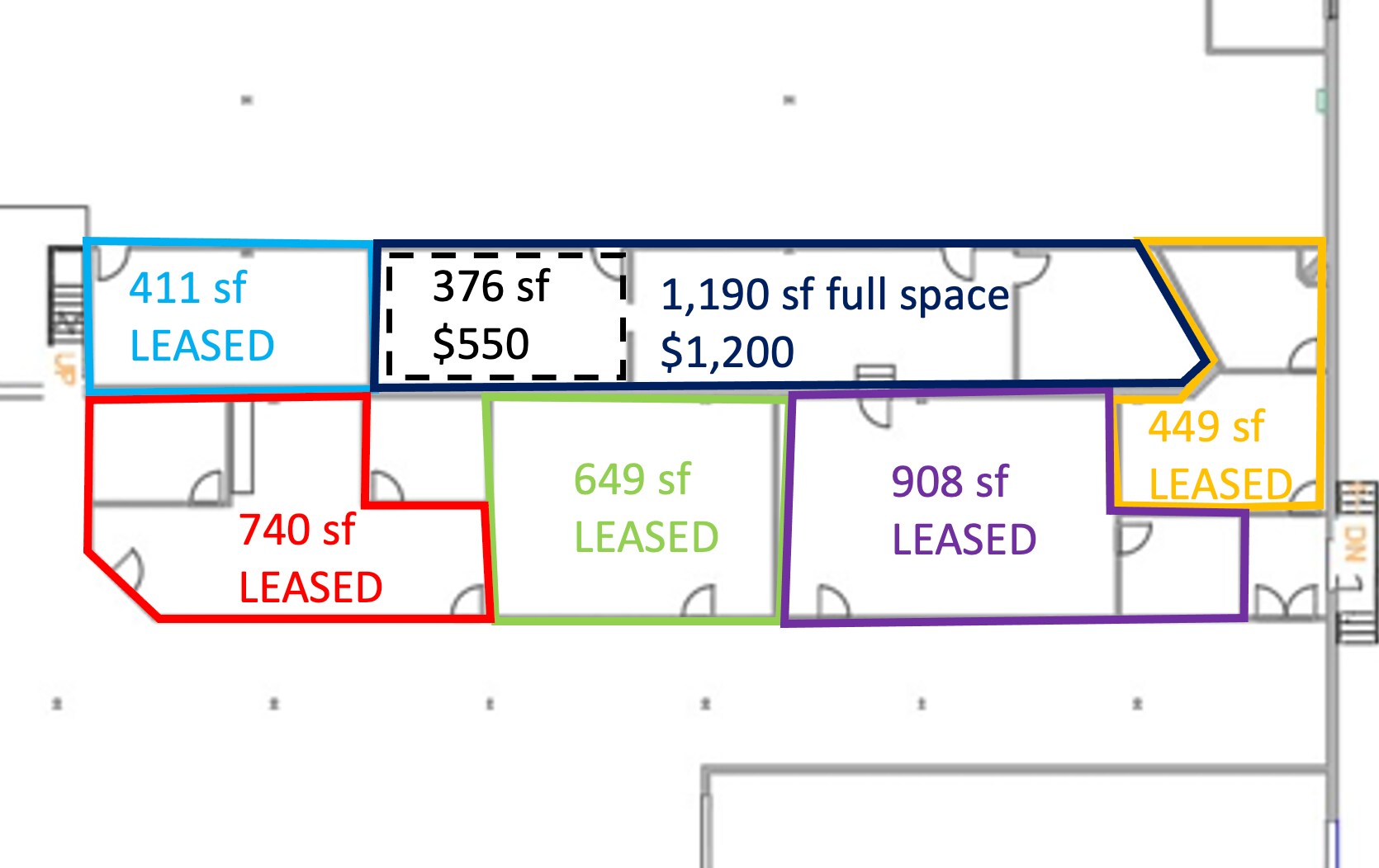 112-118 Jones St, Fuquay Varina, NC à louer Photo intérieure- Image 1 de 2