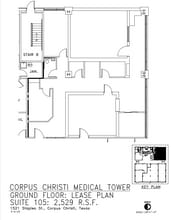 1521 Staples St, Corpus Christi, TX for lease Floor Plan- Image 1 of 1