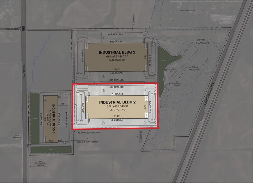 Venture Park 57, University Park, IL à vendre - Plan de site - Image 2 de 4